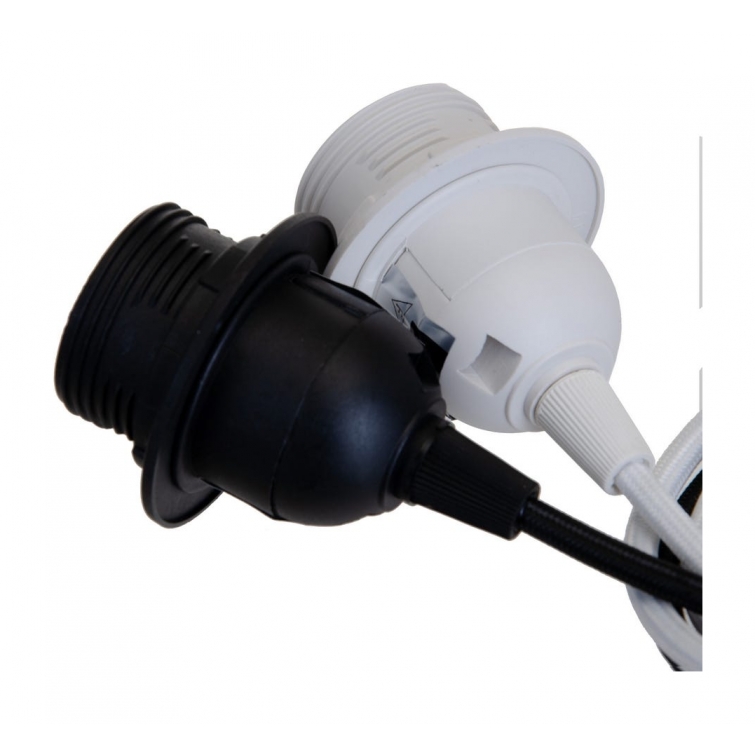 Portalamparas negro 6