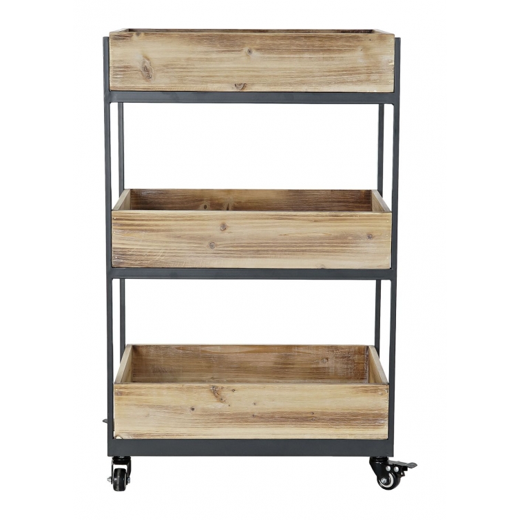 Carro madera y ruedas 5