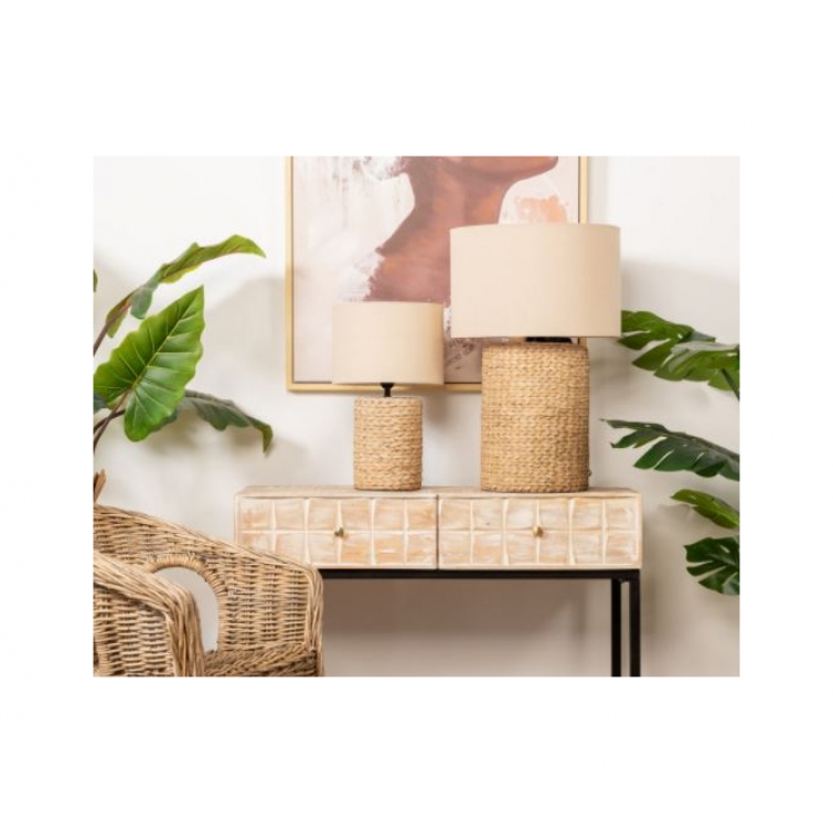 Lampara sobremesa imitacion cuerda 2 1