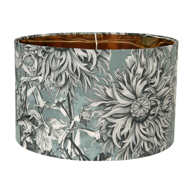 Pantalla flor terciopelo