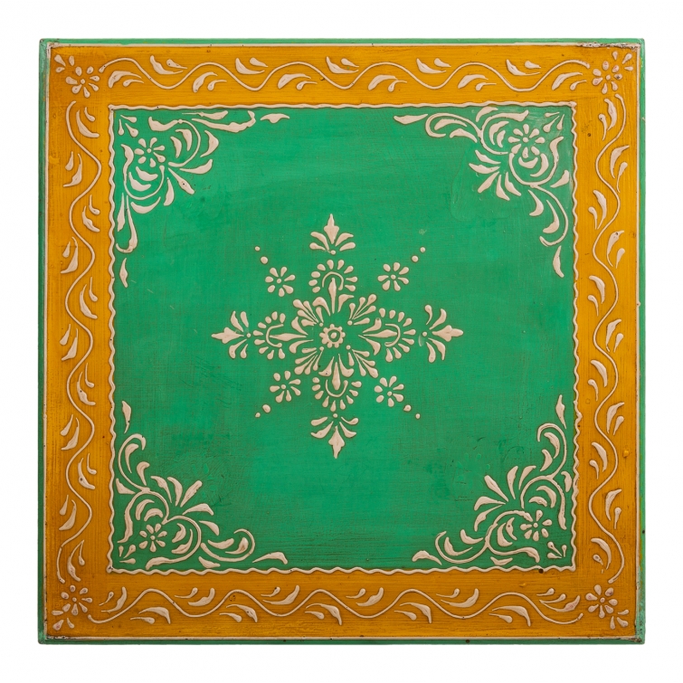 Mesita de noche verde 3