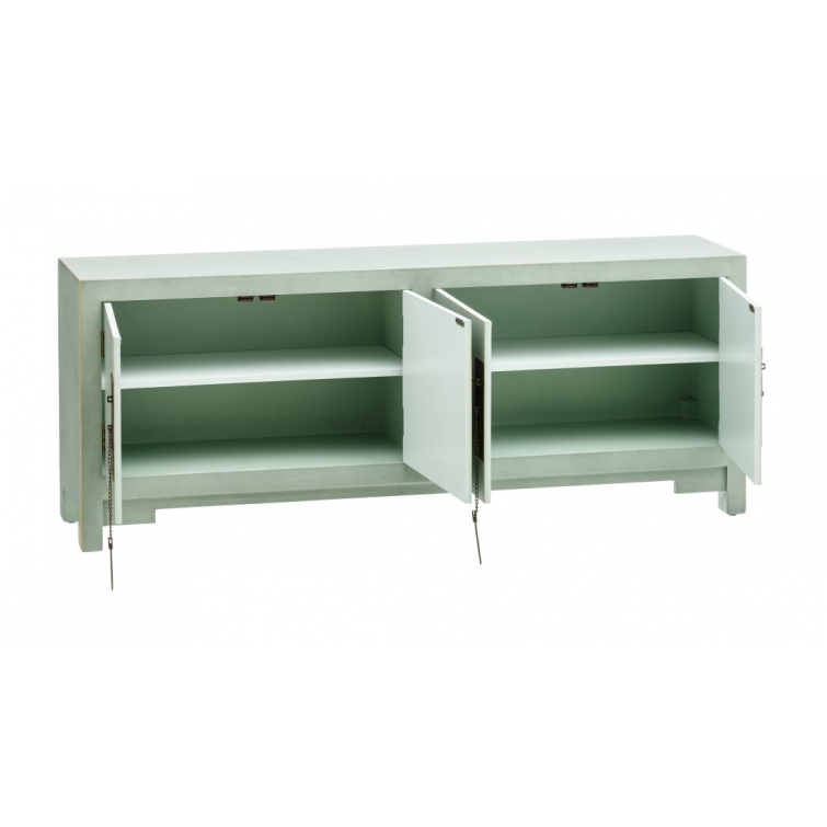 Mueble buffet verde mint 3