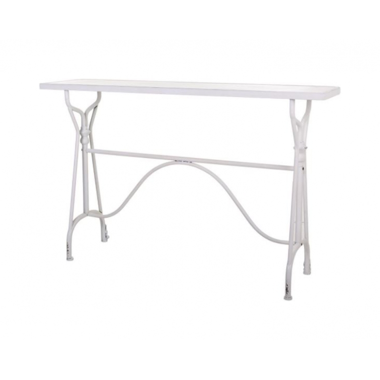Consola metal blanca 3