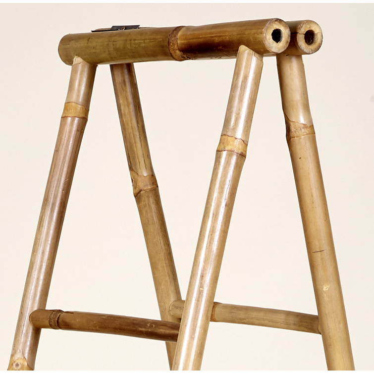 Escalera doble bambu 1