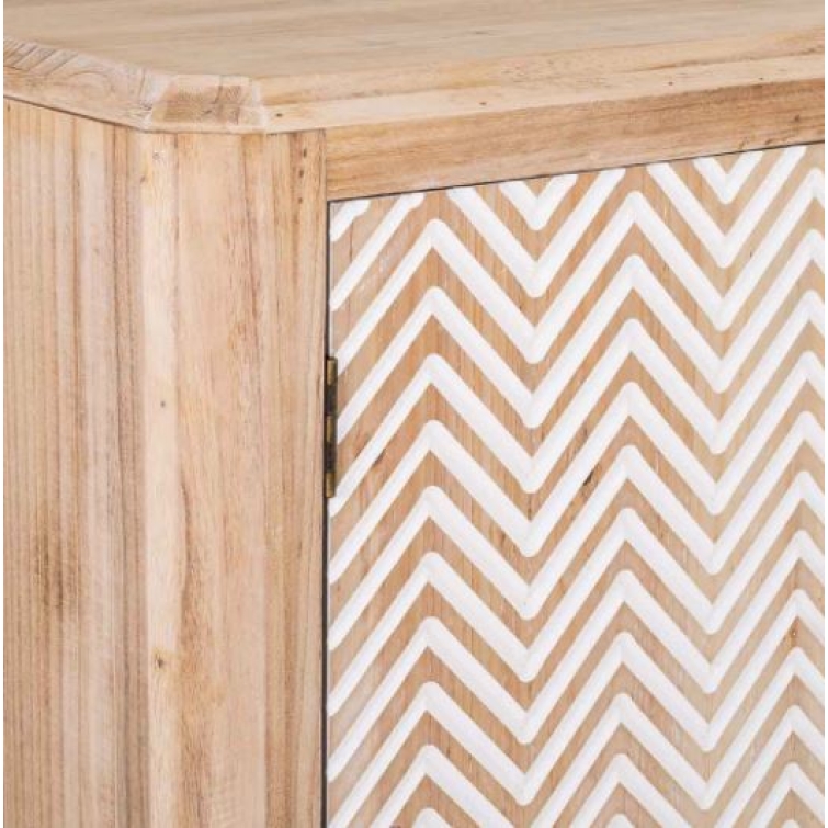 Mueble recibidor madera pequeno 5