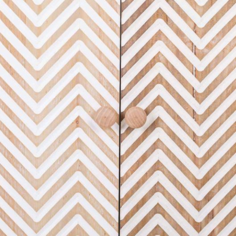 Mueble recibidor madera pequeno 6