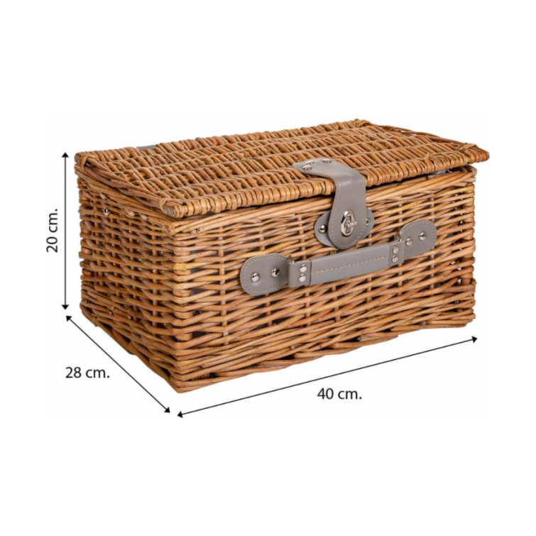 cesta picnic mimbre natural 10