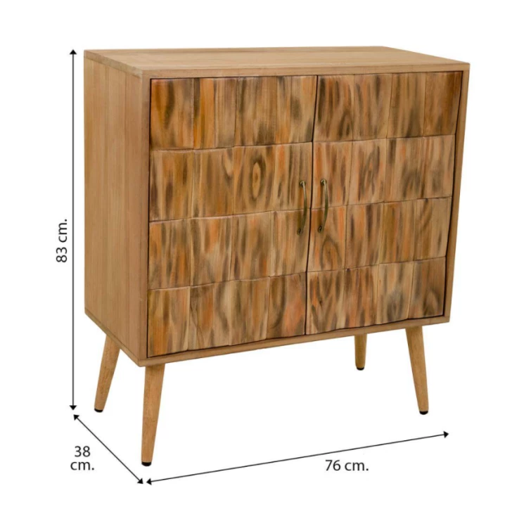 recibidor madera onda 9