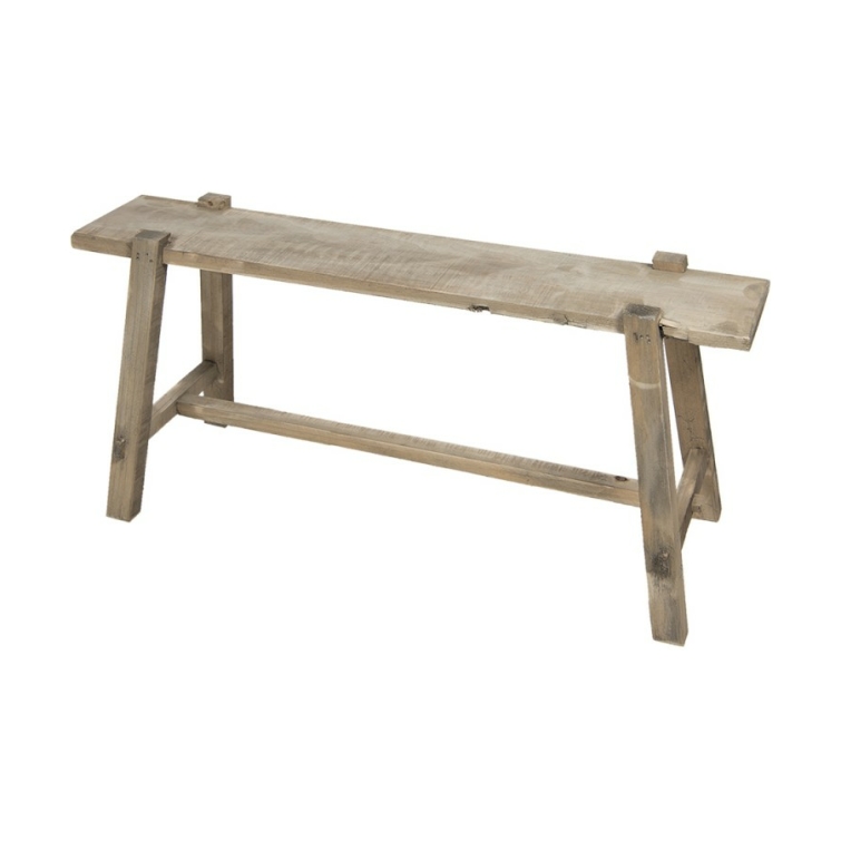5h0464 plant table 783035 cm brown wood rectangle