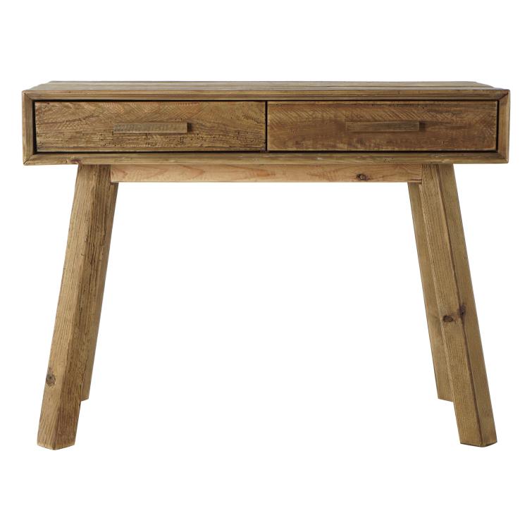 Escritorio madera reciclada pequeno 6