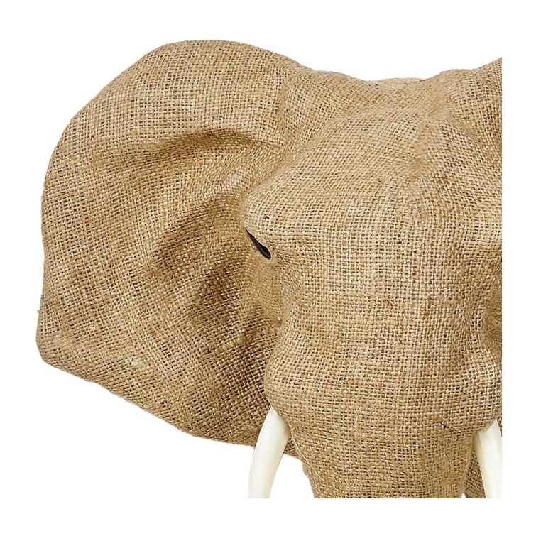 Cabeza elefante yute 2