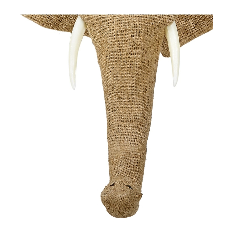 Cabeza elefante yute 3