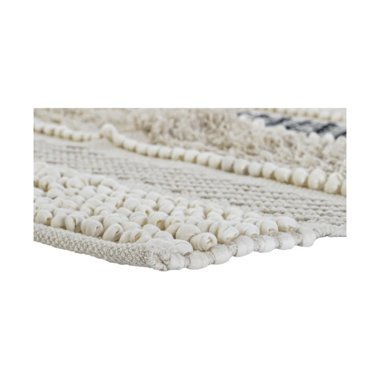 Alfombra trenzada crema 3