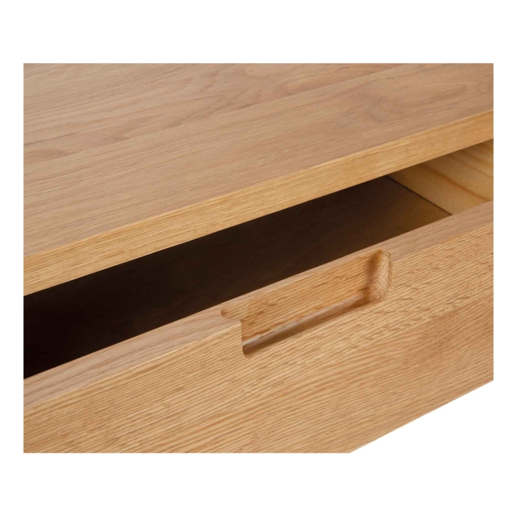 mesa consola madera roble 6