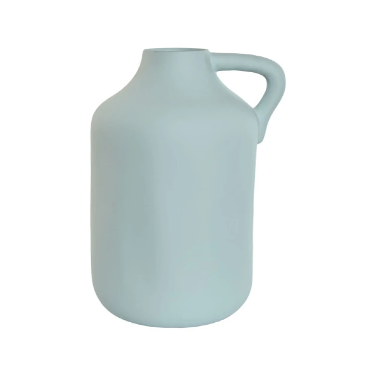 jarron gres azul celeste