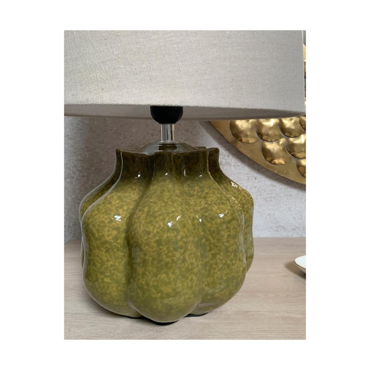 lampara ceramica verde 2