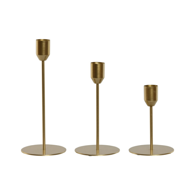 Candelabro metalico individual 1