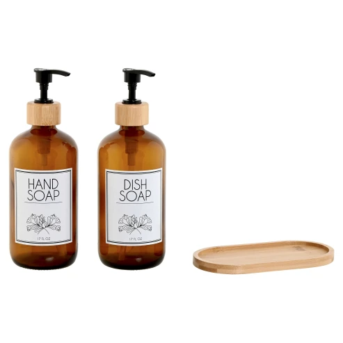 Dosificador cristal bambu