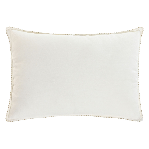 Cojin lino blanco roto 60x40 cm