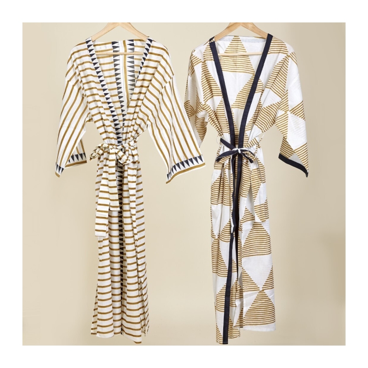 Kimono etnico 120 cm mostaza