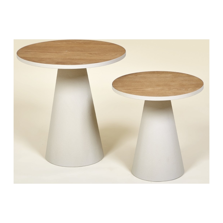 mesa creta metal beige 2