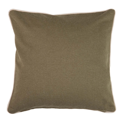 Cojín lino rombos verdes 45x45 cm 3