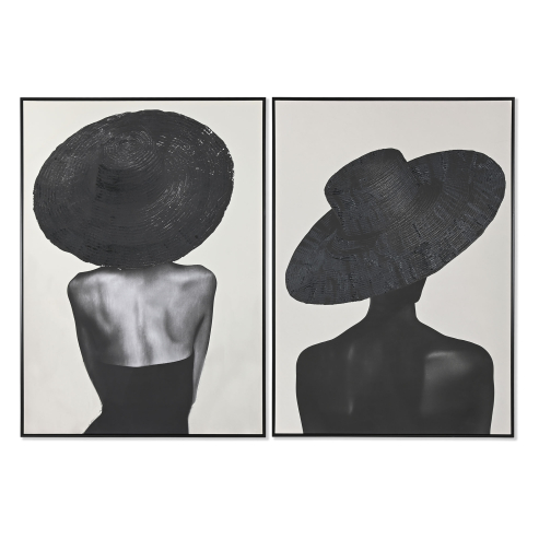 Cuadro chic sombrero 1