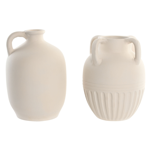 Jarron blanco terracota 1