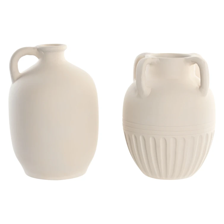 Jarron blanco terracota 1