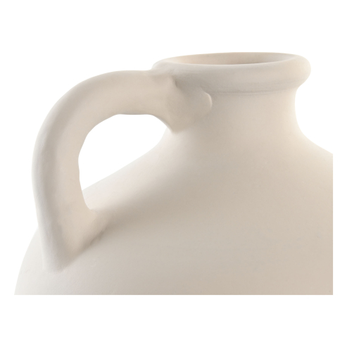 Jarron blanco terracota 3