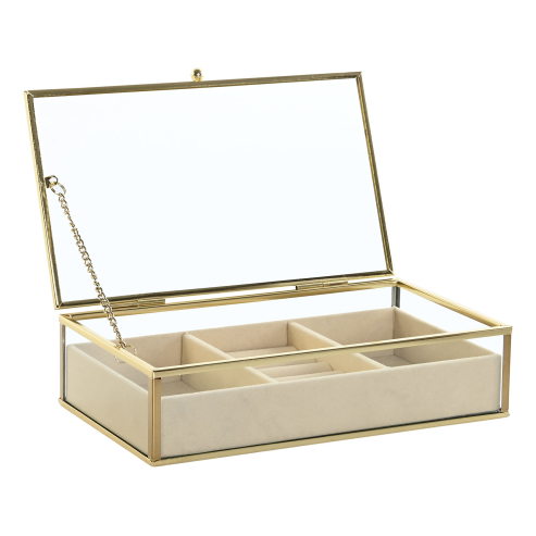 Joyero metal cristal 21x13x5 cm 11 (2)