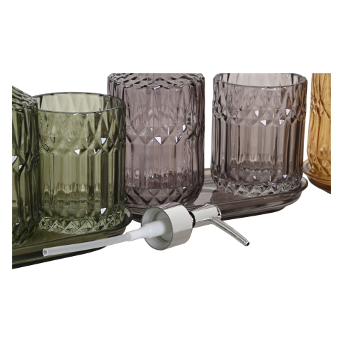 Set 3 baño cristal 18x10 cm 3