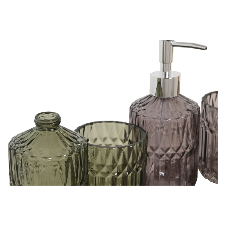 Set 3 baño cristal 18x10 cm 4