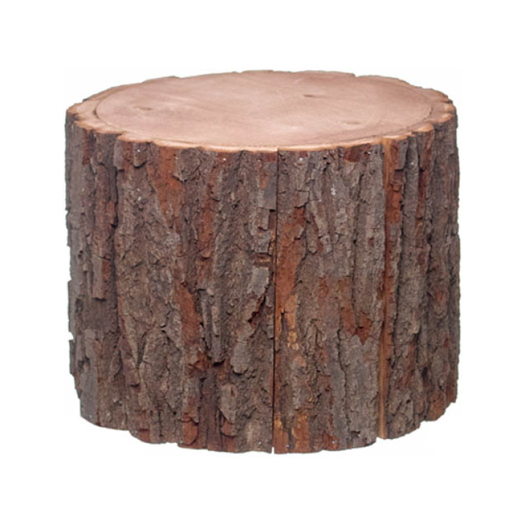 Tronco madera expositor ø25x20 cm