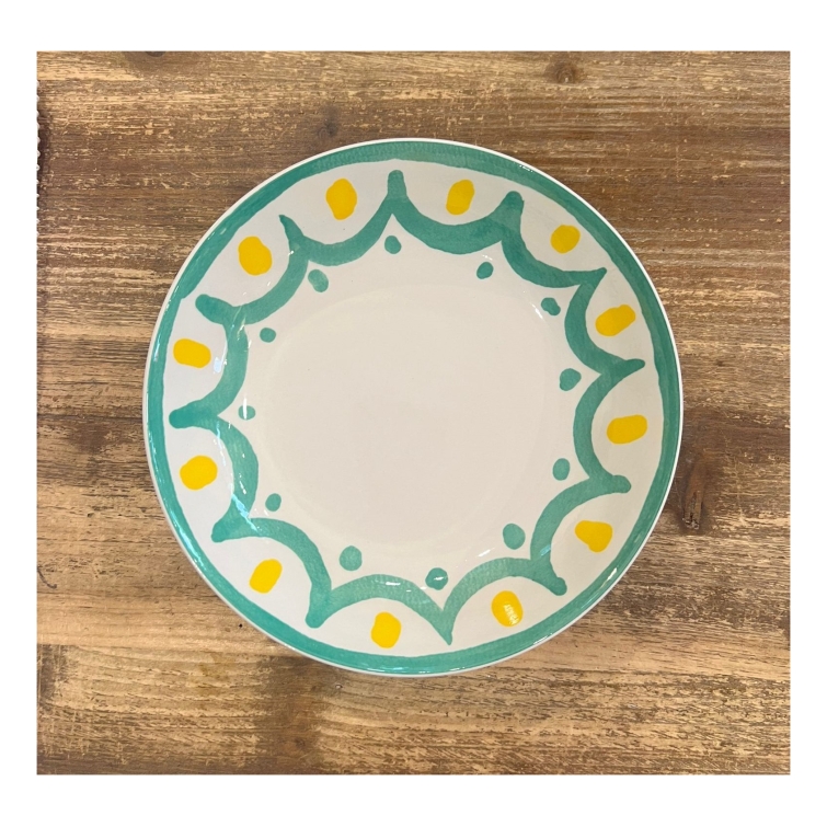 Vajilla colores etnico 12