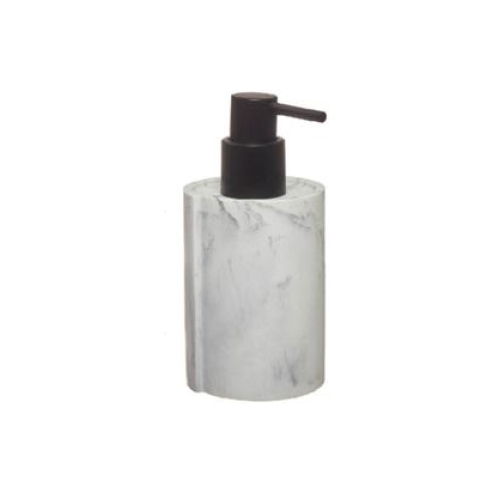 dispensador negro simil marmol