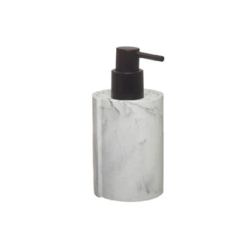 dispensador negro simil marmol