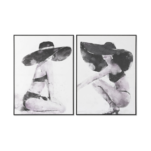 Cuadro chica sombrero 1