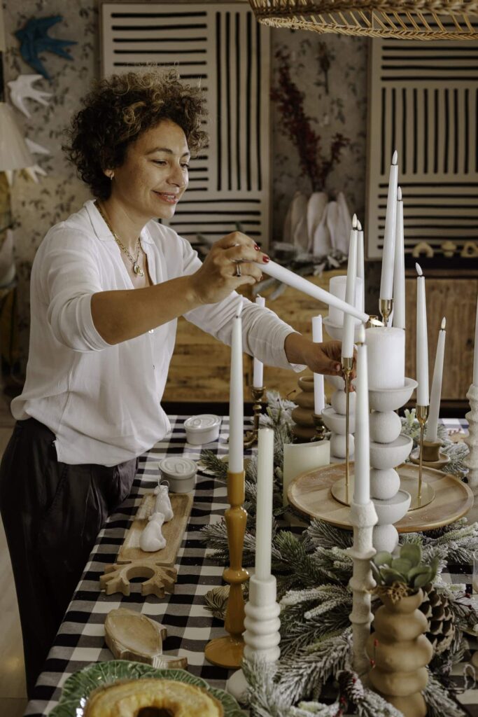 decoracion navidad elegante blanco 4