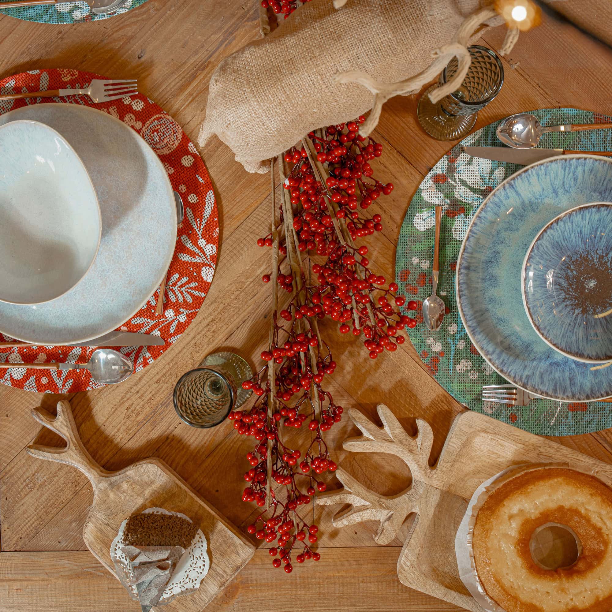 mesa navidad renos 2