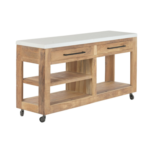 Consola isla reciclada mango 2