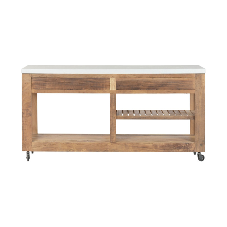 Consola isla reciclada mango 3