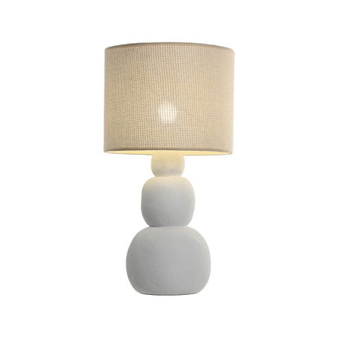 Lampara blanca escultura (3)