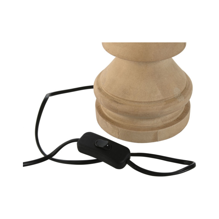 Lampara madera mango con pantalla natural (4)