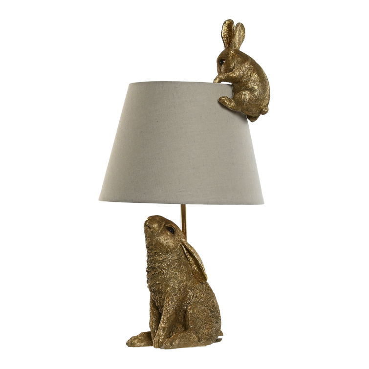 Lámpara Conejo dorado (1)