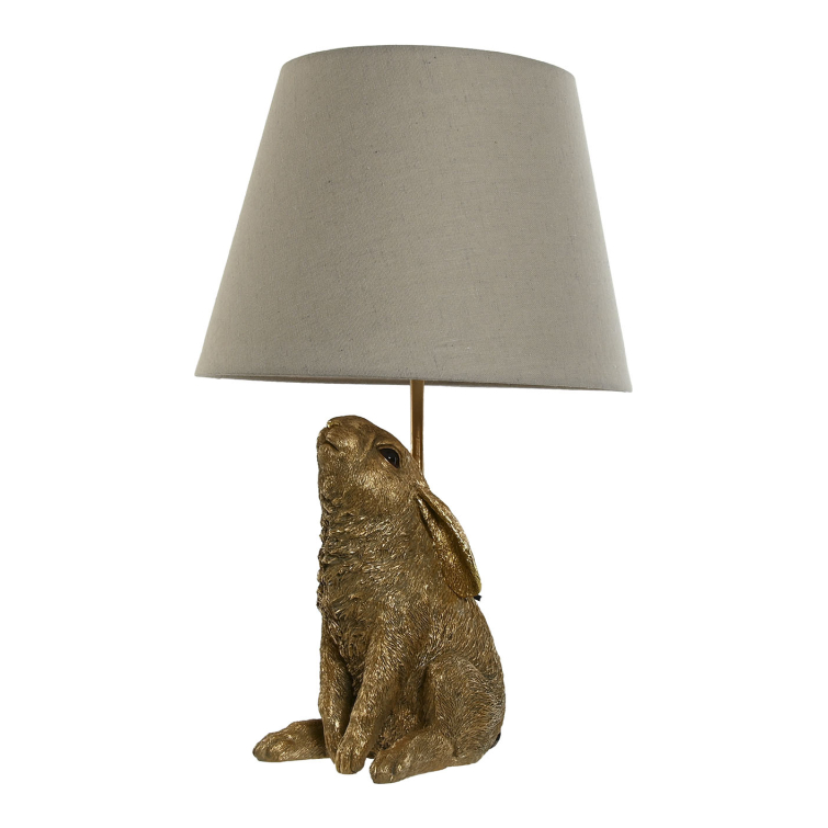 Lámpara Conejo dorado (5)