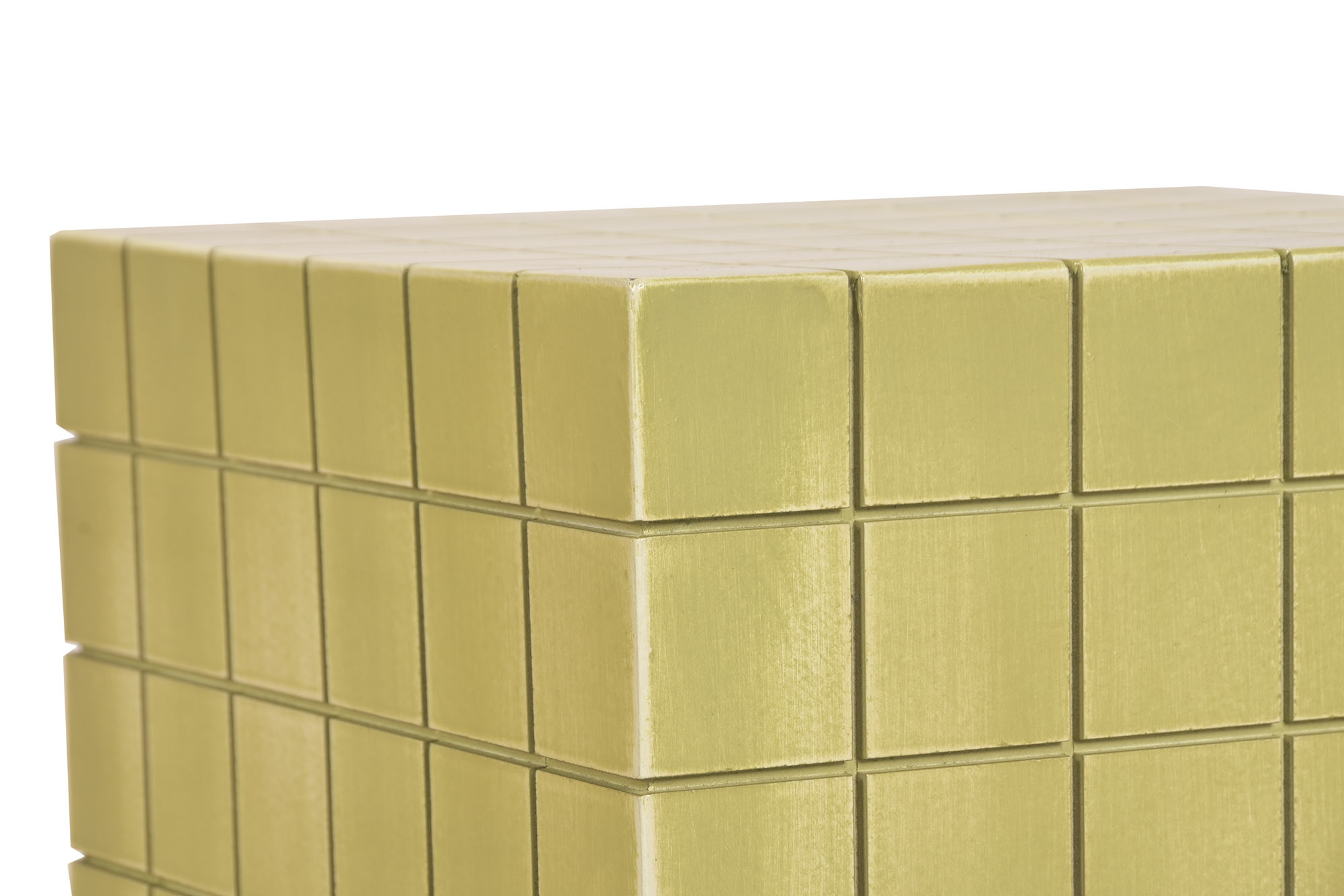 Pedestal madera color azulejo 2
