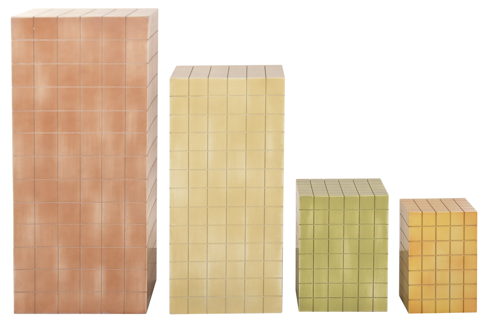 Pedestal madera color azulejo 4